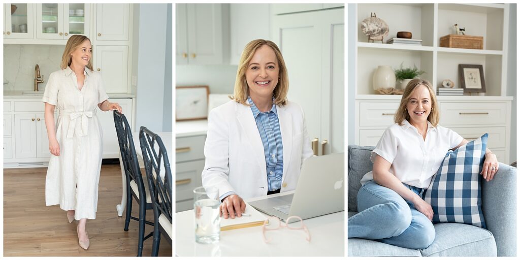To add an extra layer of authenticity and showcase Marnie's personal brand, we decided to conduct the photo session in her own newly renovated, beautiful home.