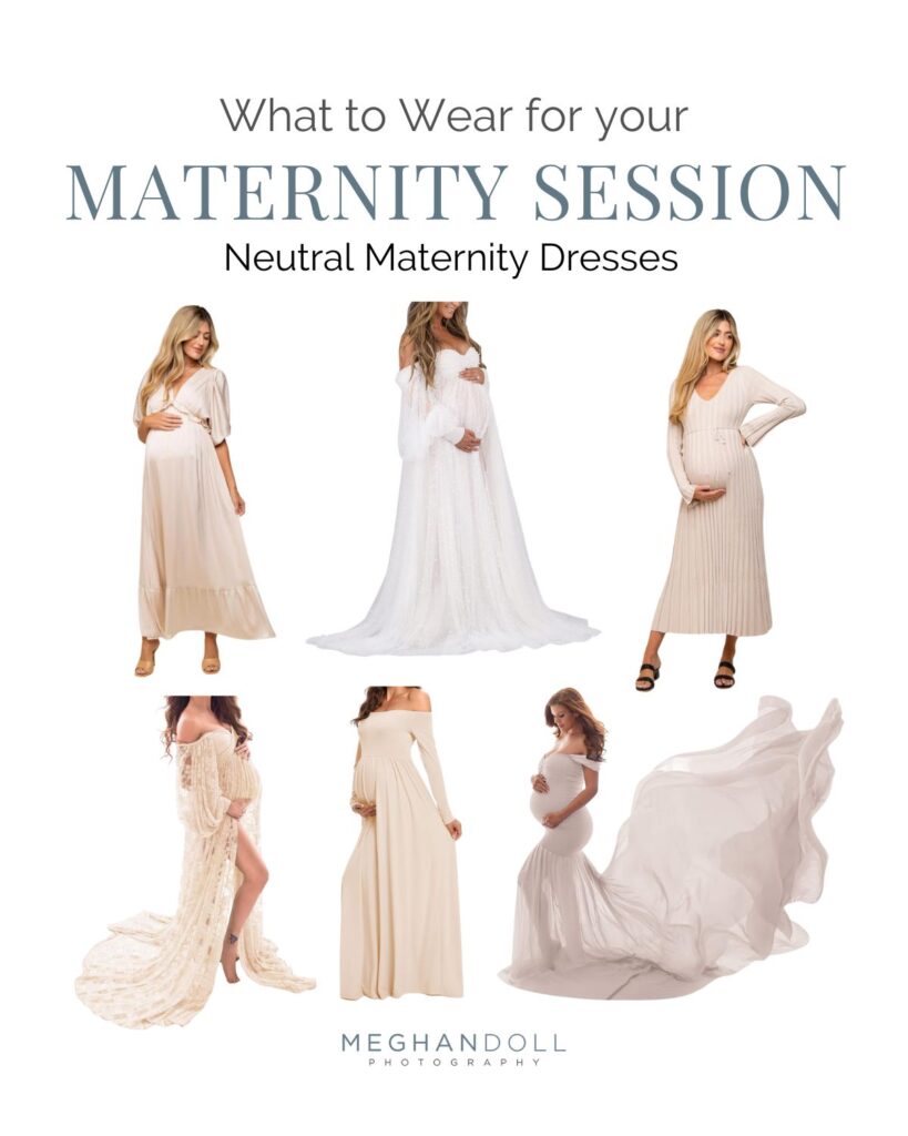 Neutral maternity Dresses