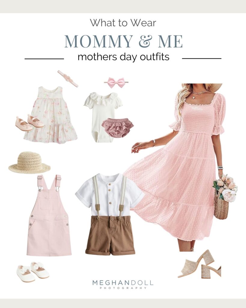 Pink outfits for mother's day
