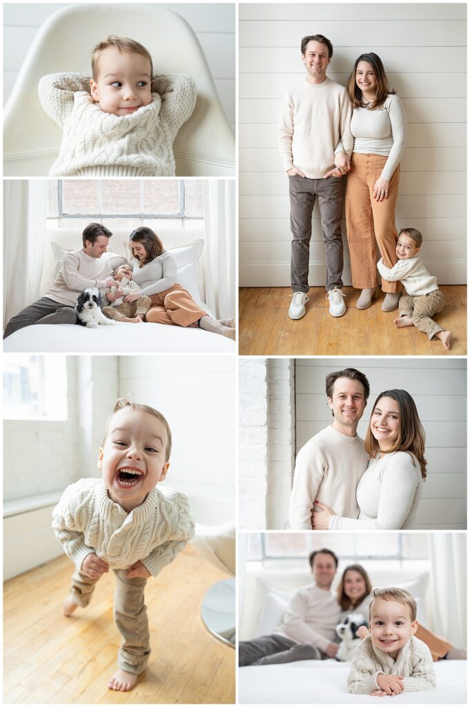 Family photos with toddlers